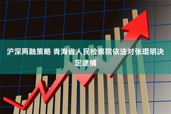 沪深两融策略 青海省人民检察院依法对张琨明决定逮捕