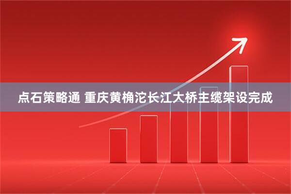 点石策略通 重庆黄桷沱长江大桥主缆架设完成